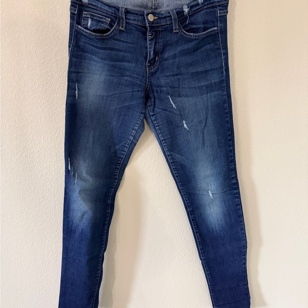 Flying Monkey Dark Blue Skinny Jeans